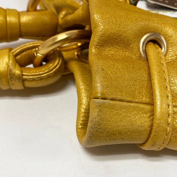 Fiore by Isabella Fiore Gold Corduroy Bag - Picture 3 of 11